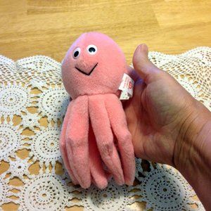 Ty Beanie Babies Vintage retired Inky Octopus - Tush tag '93 Hang Tag '94